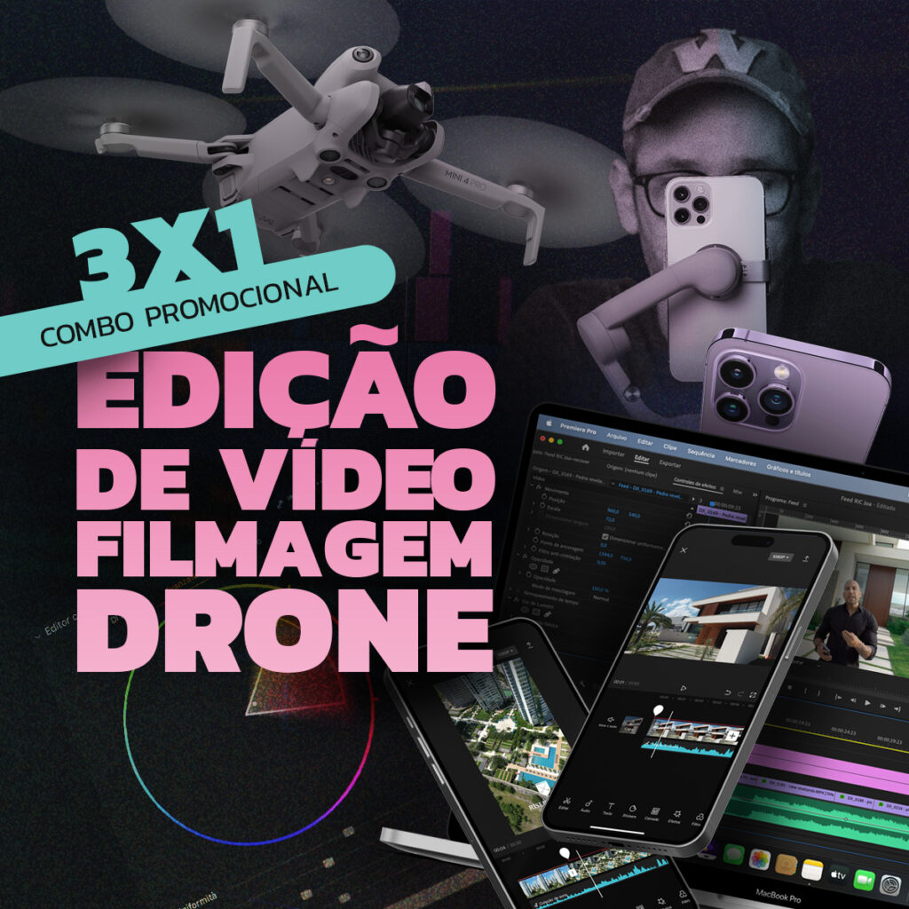 cursos de Drone, Filmagem e Edição de Vídeo